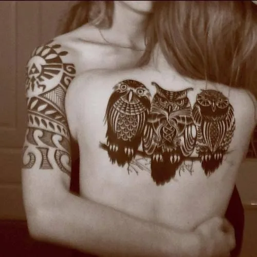 10 originales tatuajes de buhos para mujeres | Tatuajes Flash ... 10 originales tatuajes de buhos para mujeres | Tatuajes Flash ...