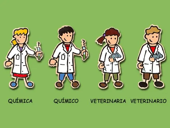 Profesiones en español para niños - Imagui