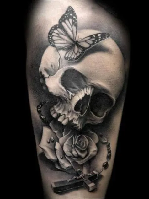 10 Rad Skull Tattoos | Inked Magazine | Dibujos copados ...