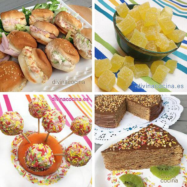 10 recetas fáciles para fiestas infantiles - Divina Cocina 10 recetas fáciles para fiestas infantiles - Divina Cocina