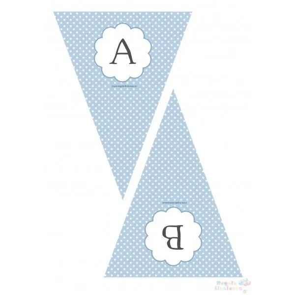 Letras imprimibles para banderines - Imagui