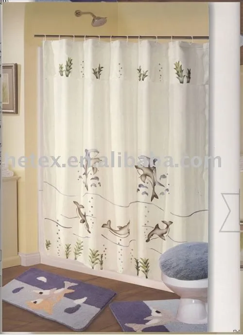 100% cortina de baño de poliéster-Cortinas de ducha-Identificación ... 100% cortina de baño de poliéster-Cortinas de ducha-Identificación ...