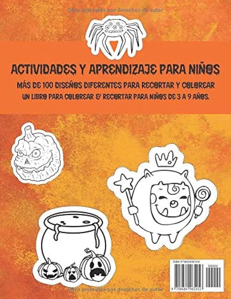 100 dibujos de Halloween para recortar y colorear: Actividades y Aprendizaje Para Niños - Un libro para colorear & recortar para niños de 3 a 9 años. (Spanish Edition) : edition, cutandcolorFr: Amazon.com.mx: Libros 100 dibujos de Halloween para recortar y colorear: Actividades y Aprendizaje Para Niños - Un libro para colorear & recortar para niños de 3 a 9 años. (Spanish Edition) : edition, cutandcolorFr: Amazon.com.mx: Libros