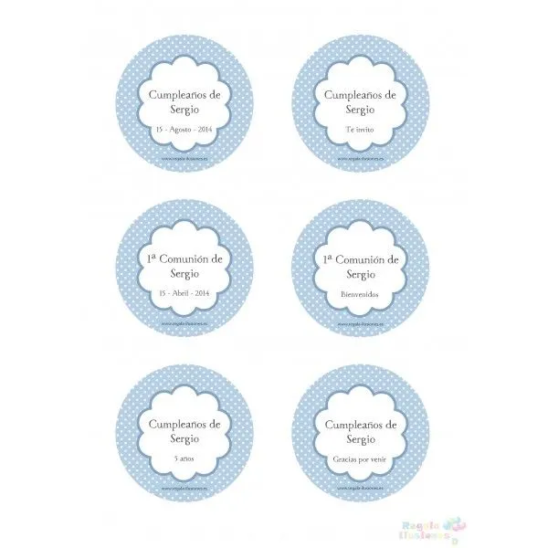 100 Etiqueta Circular 7cm CPB imprimible - Regala Ilusiones 100 Etiqueta Circular 7cm CPB imprimible - Regala Ilusiones