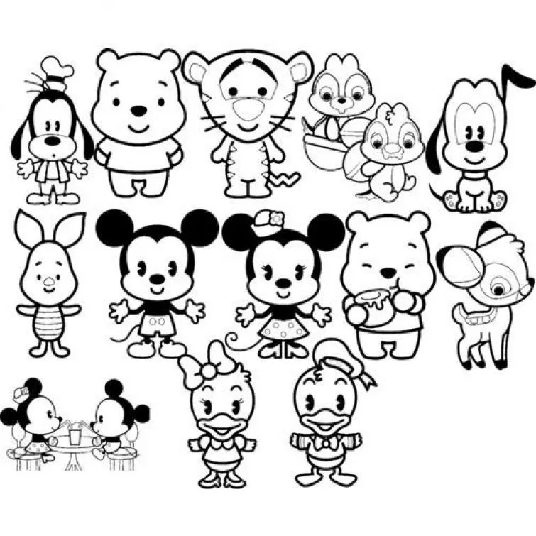 Más de 100 imágenes kawaii para descargar, imprimir y colorear Más de 100 imágenes kawaii para descargar, imprimir y colorear
