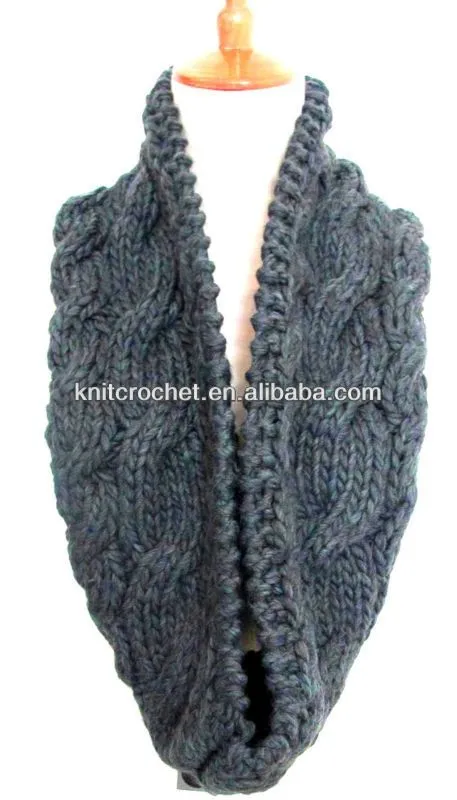 100% a mano Cable de cuello del tubo en gris, Para hombre de la ... 100% a mano Cable de cuello del tubo en gris, Para hombre de la ...
