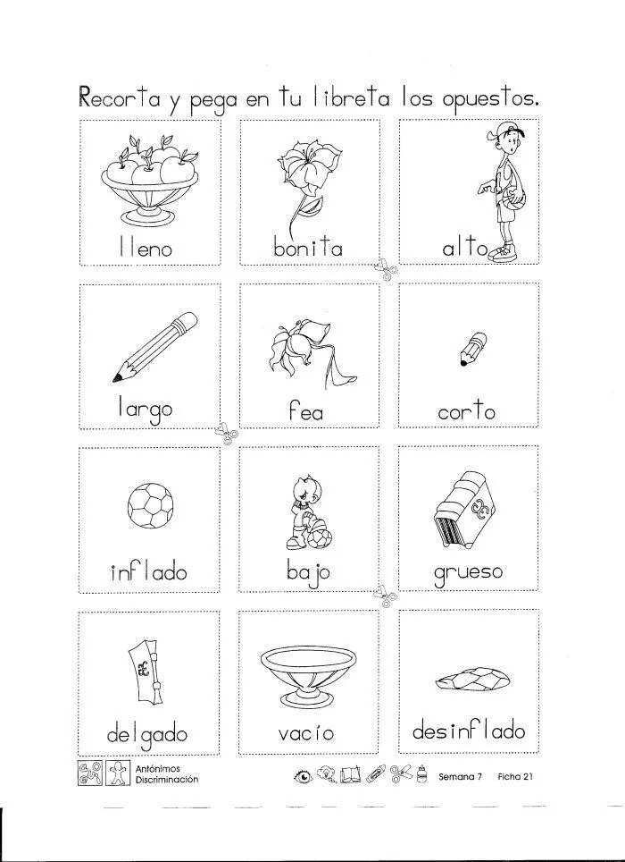 1000+ ideas sobre Opuestos Preescolar en Pinterest | Actividades ... 1000+ ideas sobre Opuestos Preescolar en Pinterest | Actividades ...