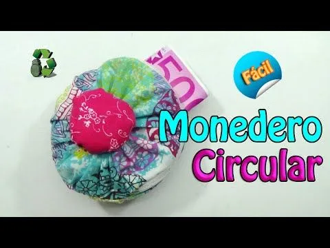 106. DIY MONEDERO (RECICLAJE DE TELA) - YouTube