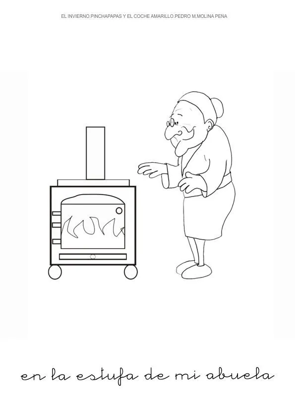 Una estufa para colorear - Imagui