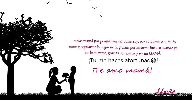 Te amo mamá! - Amanecer bajo la Lluvia