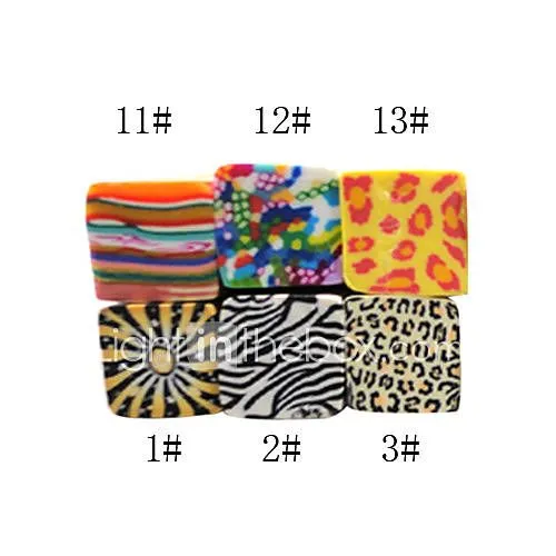 10PCS 3D de dibujos animados de cerámica con sabor a fruta del ... 10PCS 3D de dibujos animados de cerámica con sabor a fruta del ...