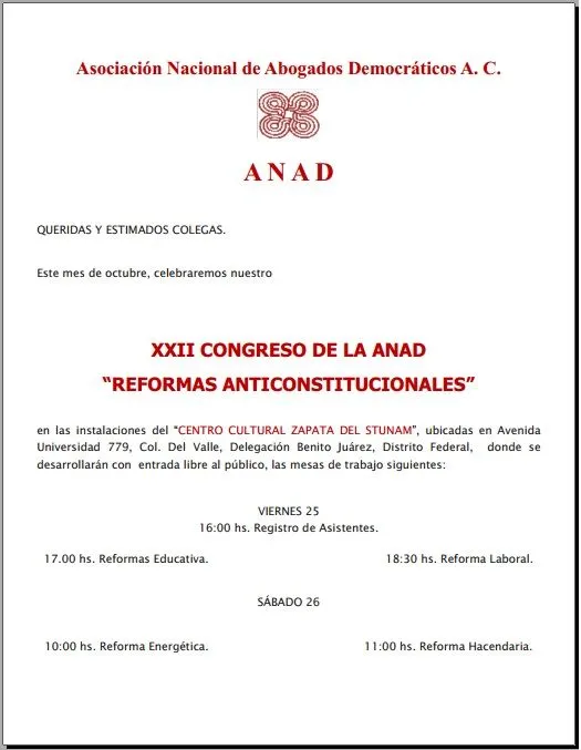 11 | diciembre | 2009 | ASOCIACIÓN NACIONAL DE ABOGADOS ... 11 | diciembre | 2009 | ASOCIACIÓN NACIONAL DE ABOGADOS ...