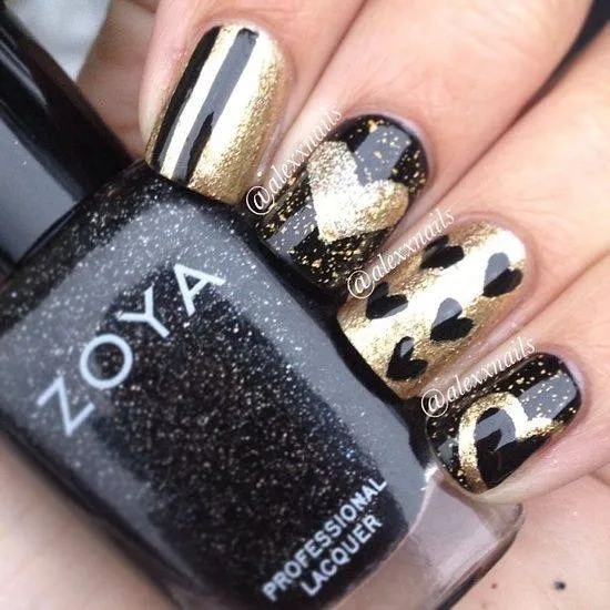 11 Diseños de Uñas en Color Dorado - ε Diseños e Ideas originales ... 11 Diseños de Uñas en Color Dorado - ε Diseños e Ideas originales ...