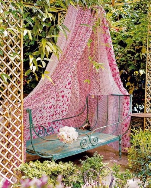 11 maneras de como decorar tu jardin con telas | Ideas | Pinterest 11 maneras de como decorar tu jardin con telas | Ideas | Pinterest
