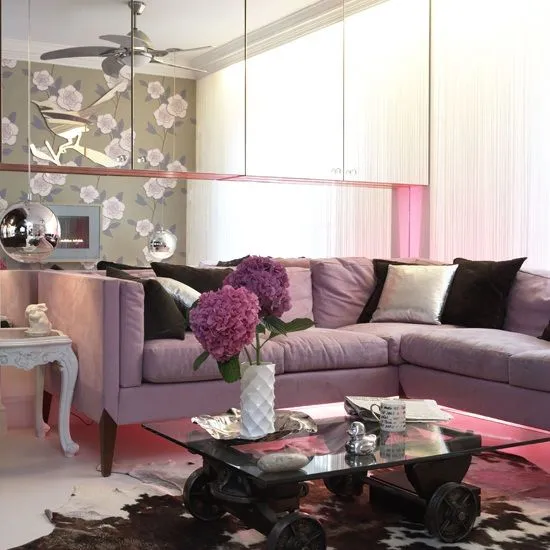 11 SALAS DECORADAS MODERNAS Y FEMENINAS | DECORAR, DISEÑAR Y ...