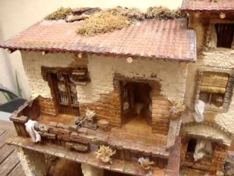 1107 - Pesebre tipo casa para figuras de 10-12 cm - YouTube