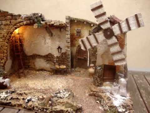 1109 - Pesebre con molino para figuras de 12-15 cm - YouTube 1109 - Pesebre con molino para figuras de 12-15 cm - YouTube