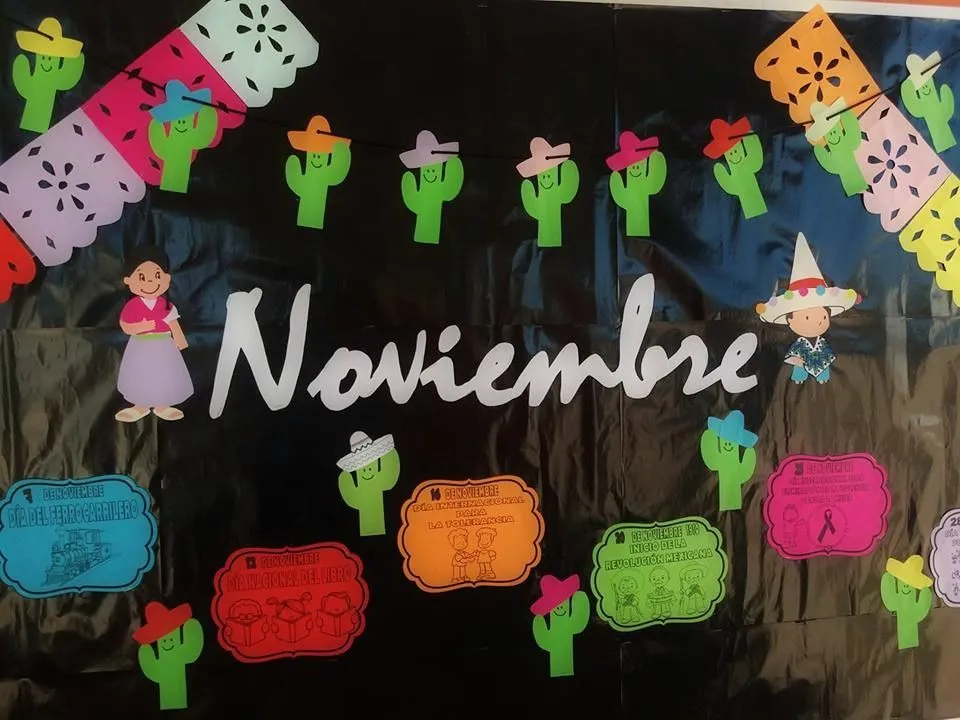 12 ideas para periodicos murales de noviembre | periodico mural, periodico  mural noviembre, decoración de unas