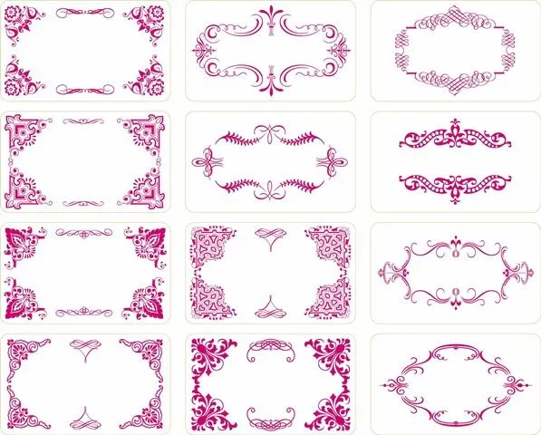 12 marcos decorativos en formato vectorial | CosasSencillas.Com 12 marcos decorativos en formato vectorial | CosasSencillas.Com