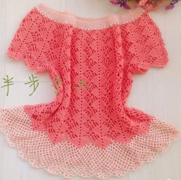 compartiendo crochet en castellano - talles un piquin mas grandes ...