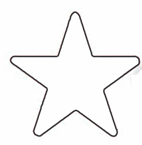 Moldes de estrellas para decorar - Imagui