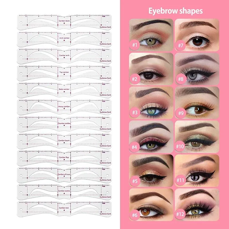 12 Plantillas para Cejas perfectas