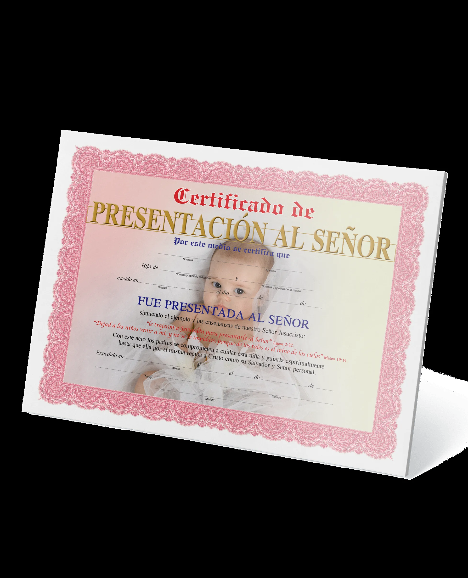 12135 Certificado de Presentación al Señor para Niña – Senda de Vida 12135 Certificado de Presentación al Señor para Niña – Senda de Vida