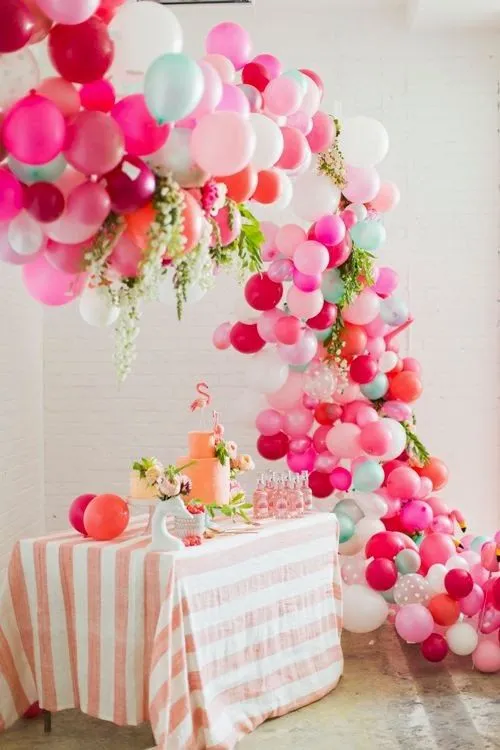 13 ideas de decoración con globos para baby shower - Baby Shower ...