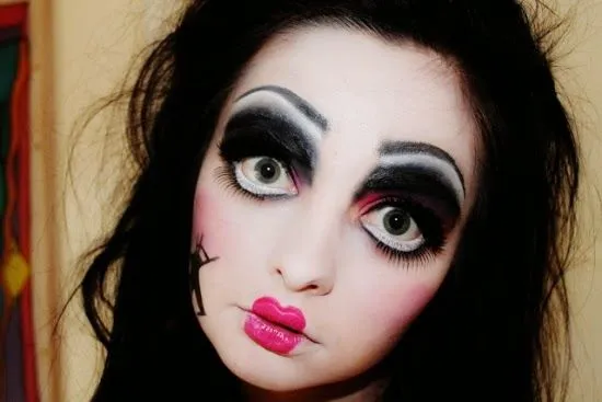 13 Maquillajes de muñeca diabolica para Halloween 13 Maquillajes de muñeca diabolica para Halloween