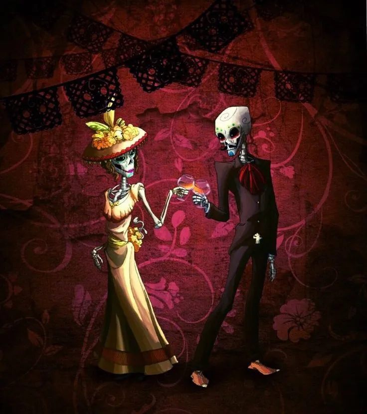 ⭐️13❤️38 pareja de Calacas bailando | Cerditos, Baile, Calaveras ⭐️13❤️38 pareja de Calacas bailando | Cerditos, Baile, Calaveras
