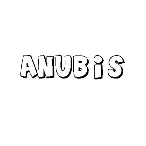 ANUBIS: Dibujos para colorear