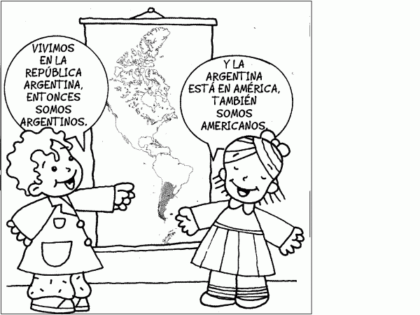 14 de Abril – Día de las Américas para colorear | Pintar imágenes ...