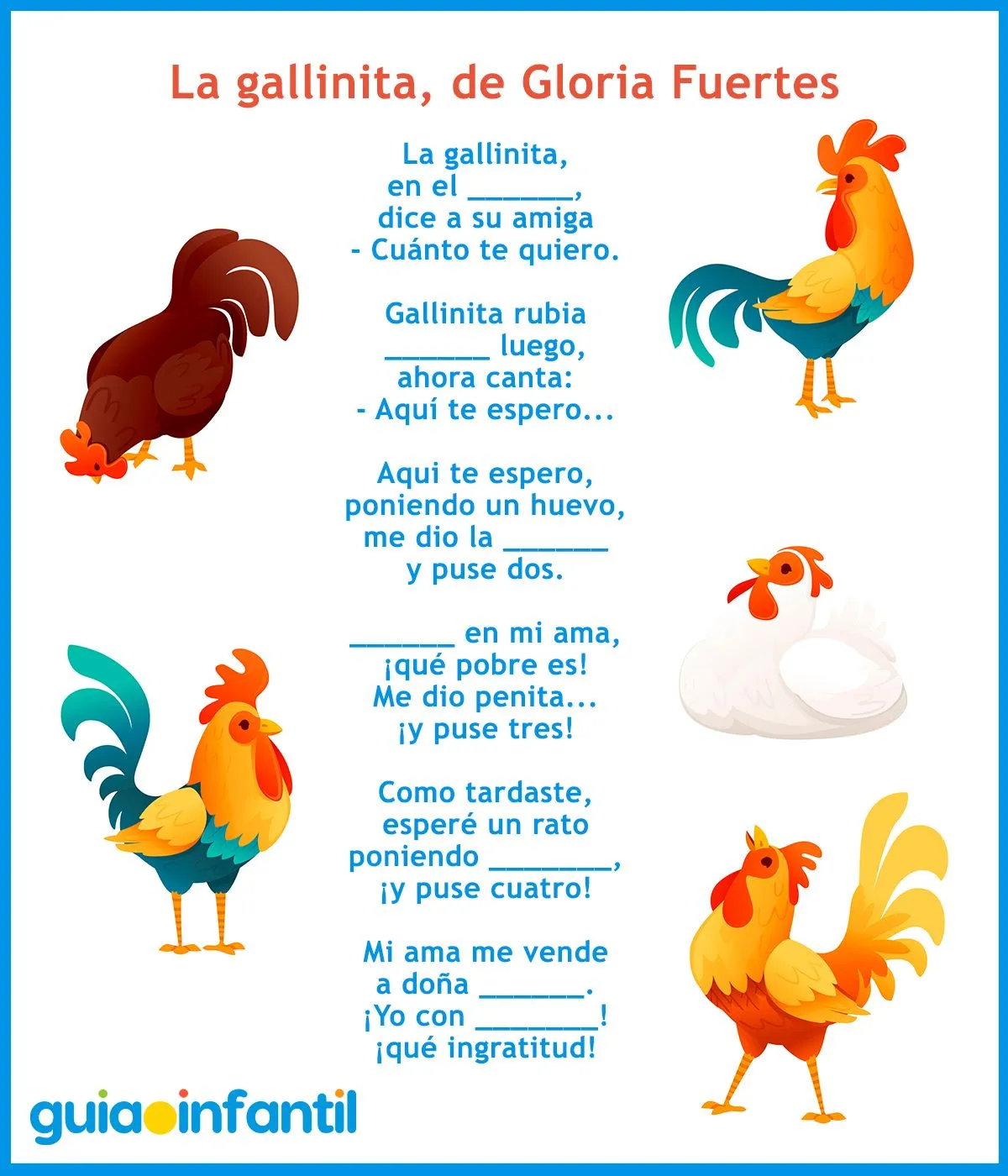 14 excelentes dictados cortos en verso con poemas para niños de primaria