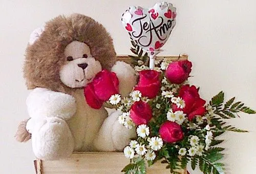 Este 14 de febrero lucite con un romántico arreglo floral desde un ...