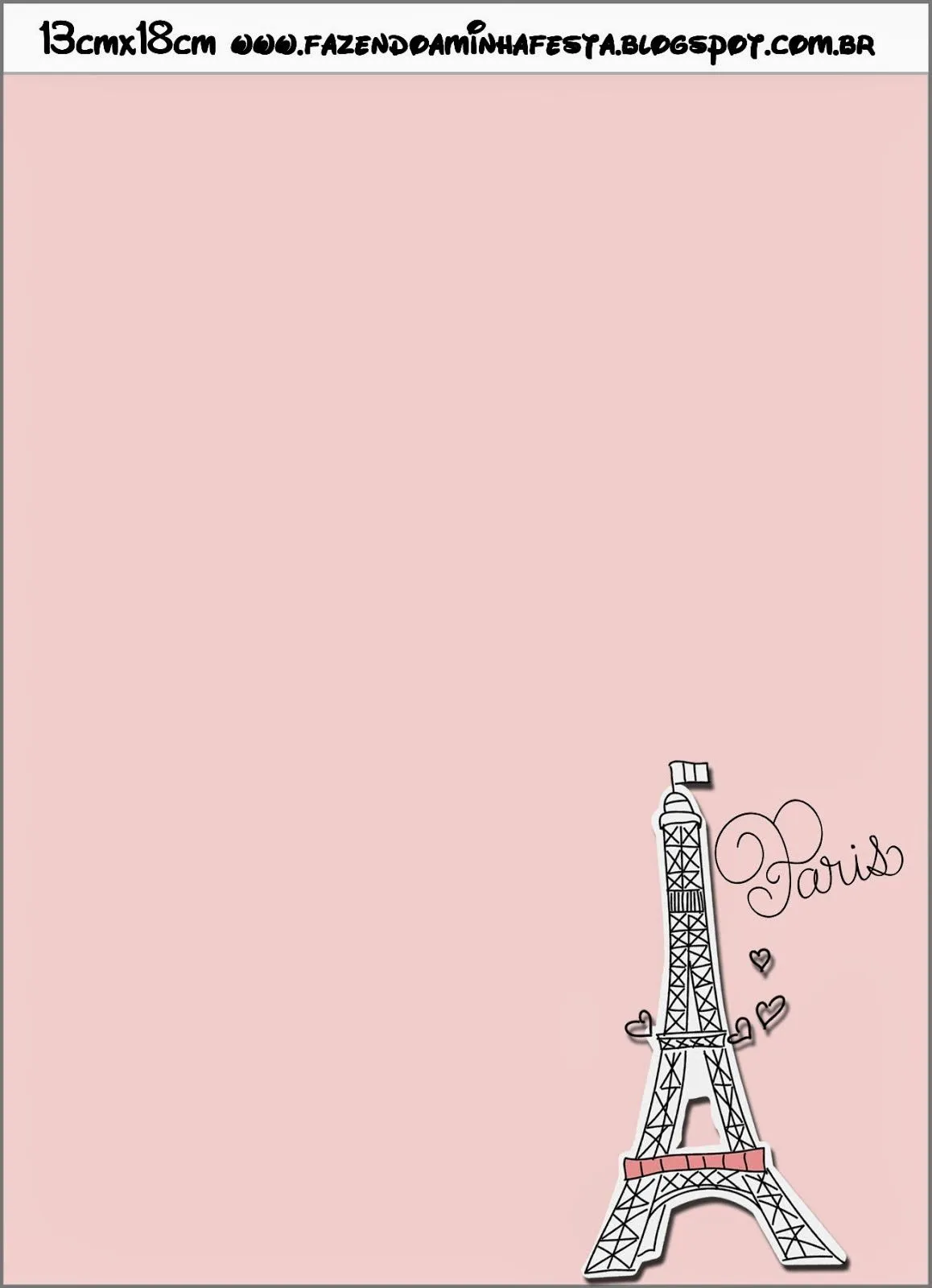 15 Años París: Tarjetas o Invitaciones para Imprimir Gratis ...