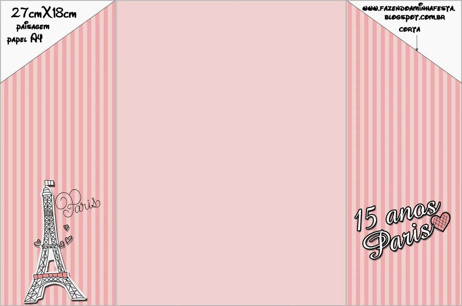 15 Años París: Tarjetas o Invitaciones para Imprimir Gratis ... 15 Años París: Tarjetas o Invitaciones para Imprimir Gratis ...
