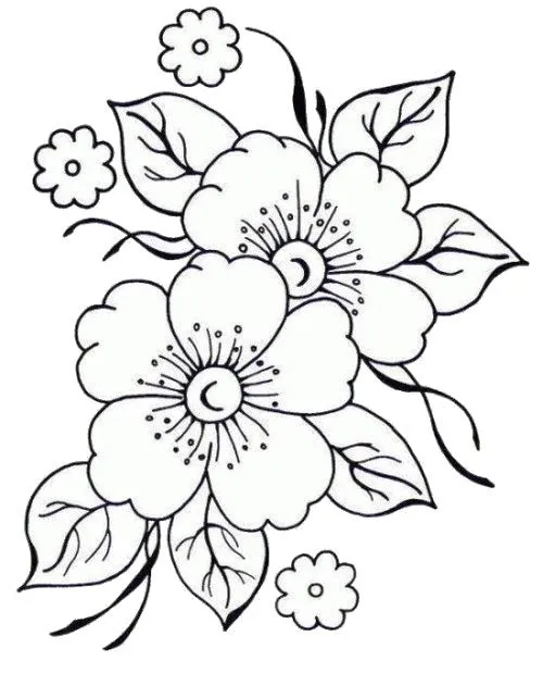 15 Dibujos para bordar servilletas - Bordados a Mano
