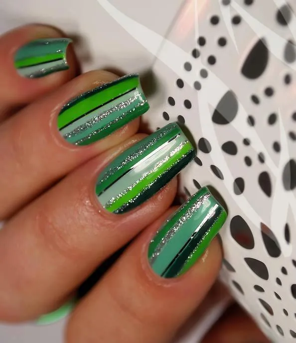 15 Diseños de Uñas Color Verde - ε Diseños e Ideas originales para ...