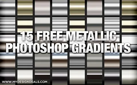 15 Gradientes metálicos para Photoshop gratis! 15 Gradientes metálicos para Photoshop gratis!