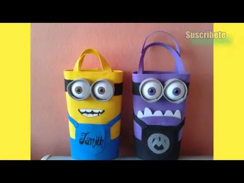 15 Ideas De Como Hacer Dulceros De Los Minions - YouTube 15 Ideas De Como Hacer Dulceros De Los Minions - YouTube