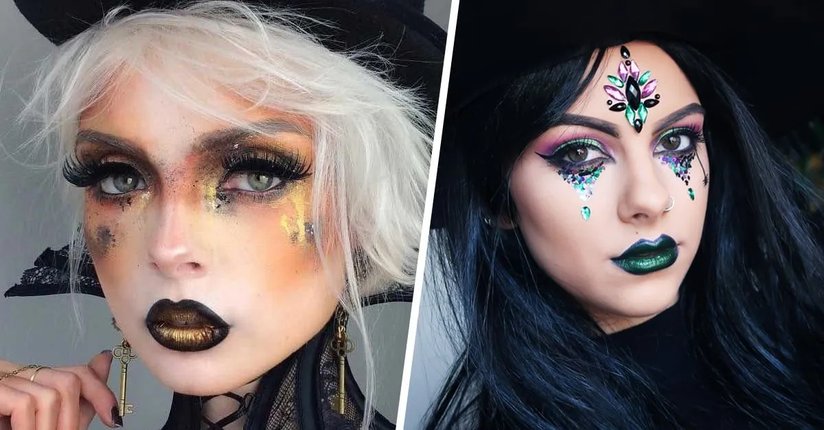 15 Ideas de maquillaje de brujas para celebrar Halloween 15 Ideas de maquillaje de brujas para celebrar Halloween