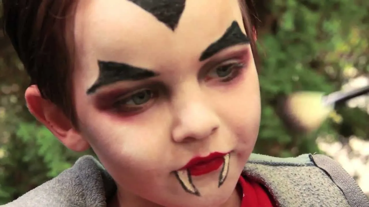 15 maquillajes de Halloween para niños, fáciles y terroríficos