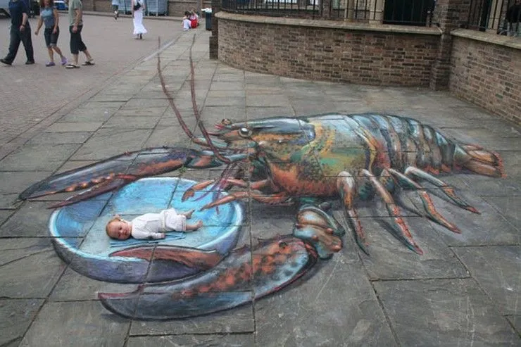 Los 15 mejores dibujos en 3D pintados en el suelo | Decorar Una Casa