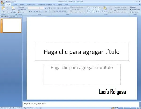 Elementos básicos de PowerPoint | Mi Cuarto... de ESO