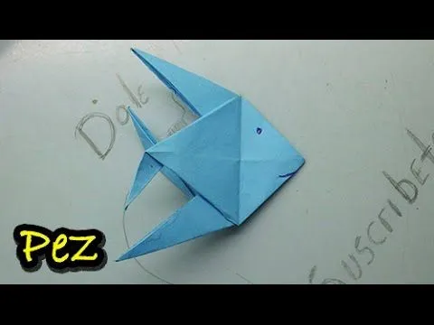15 Origami pez de papel paso a paso ( origami - fish paper ) - YouTube
