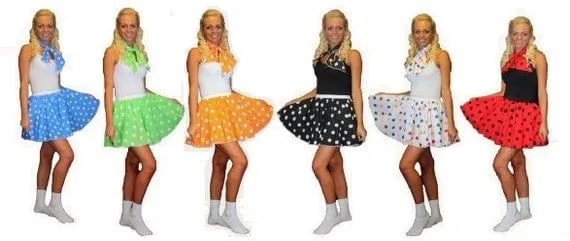 15 pulgadas POLKA DOT Rock n Roll del vestido por fancydressandhats 15 pulgadas POLKA DOT Rock n Roll del vestido por fancydressandhats