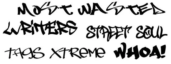 30 tipografías con estilo graffiti | CosasSencillas.Com