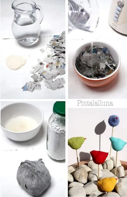 1597.- Manualidades con Pasta de Papel - manualidades