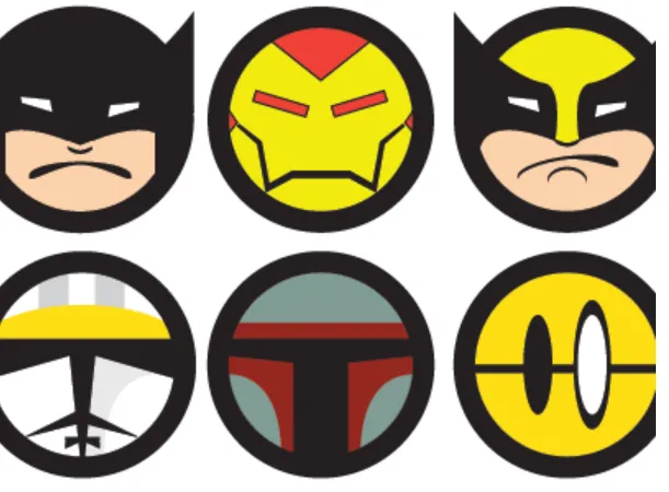 16 cool super hero icons