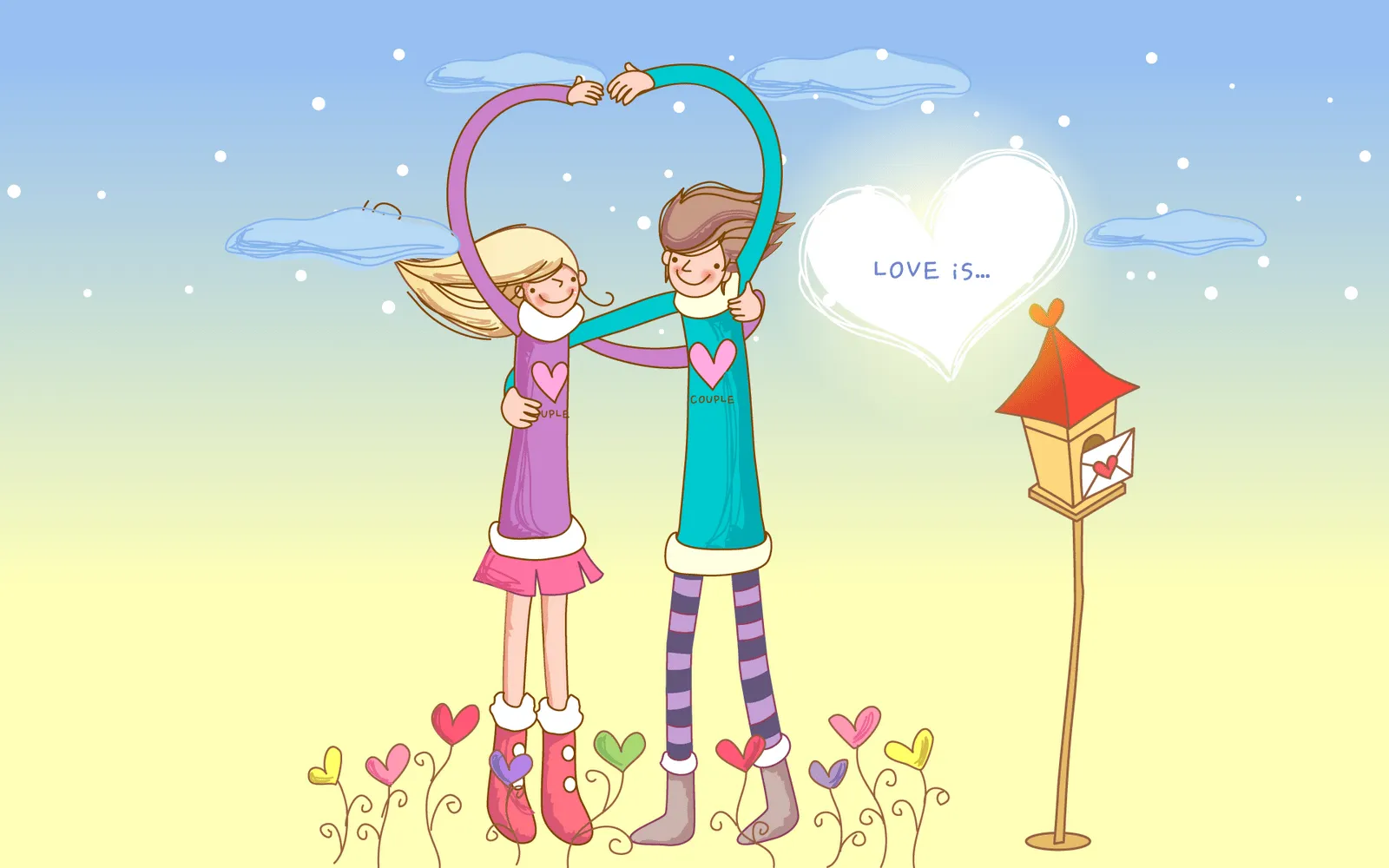 16 dibujos de amor para el Día de San Valentín (14 de Febrero) 16 dibujos de amor para el Día de San Valentín (14 de Febrero)
